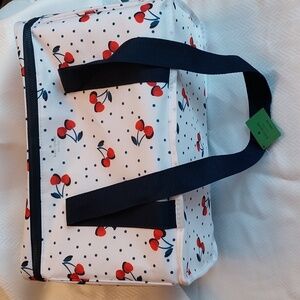 NWT Kate Spade Cherry Dot Print Cooler Bag
